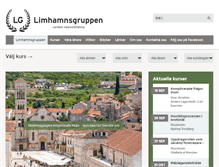 Tablet Screenshot of limhamnsgruppen.se